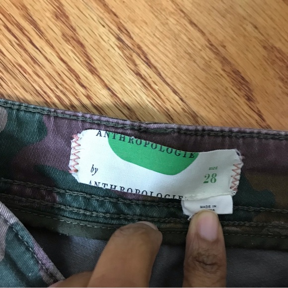 Anthropologie Camo-Print Pants - Picture 4 of 10